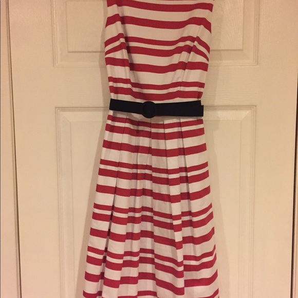 WHBM Pink/white dress - S - Picture 3 of 5